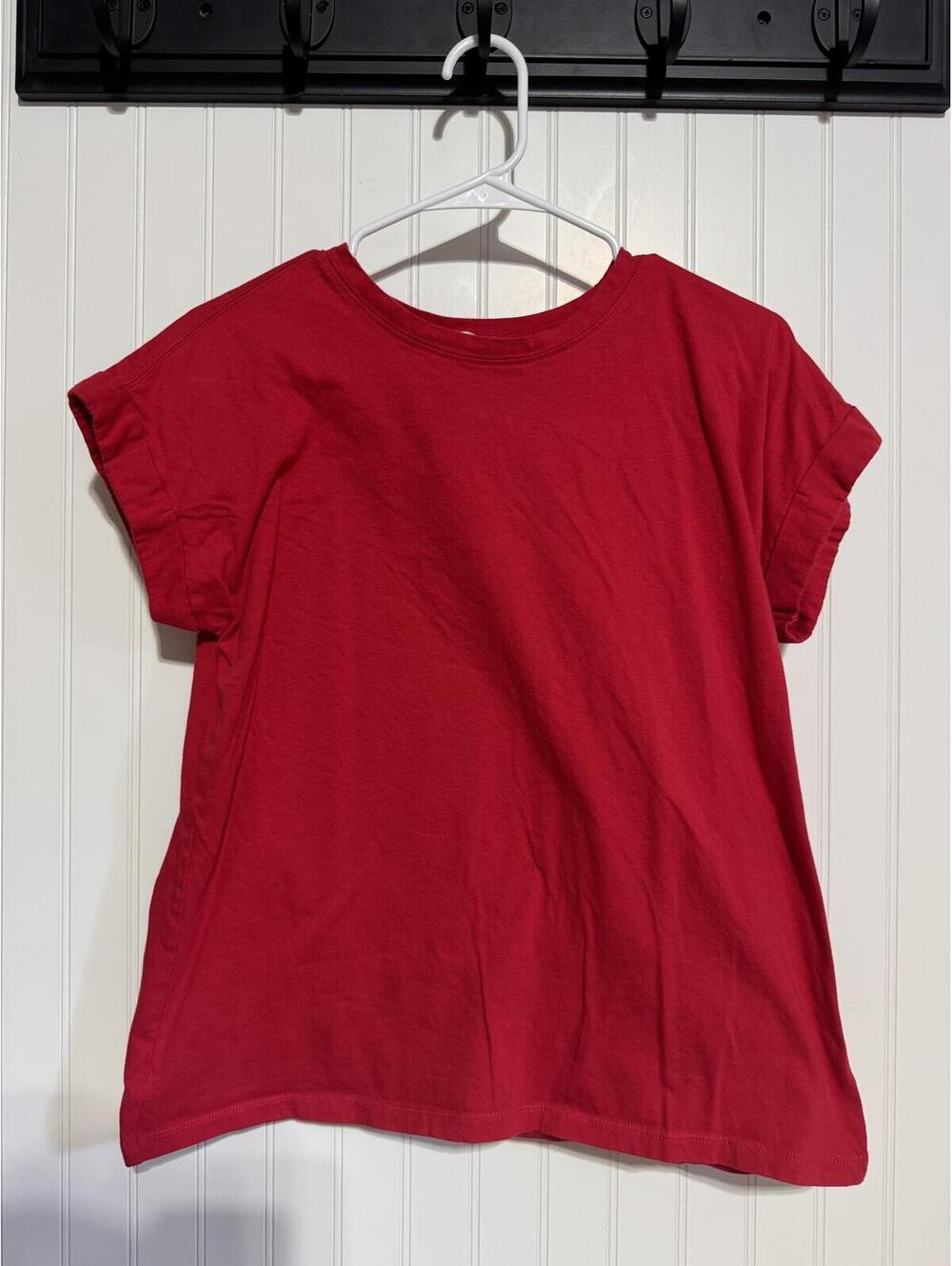 Zenana Red Short Sleeve T-Shirt Large